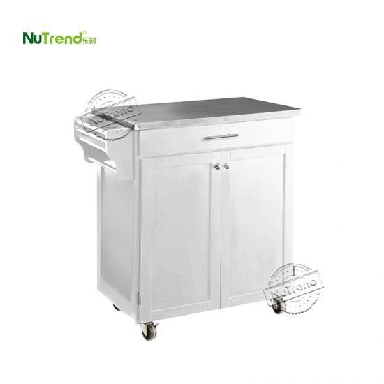 Wood Micorwave Kitchen Cart Island Furniture Supplier China